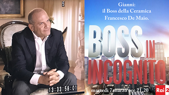 Ceramica Francesco De Maio a Boss in Incognito